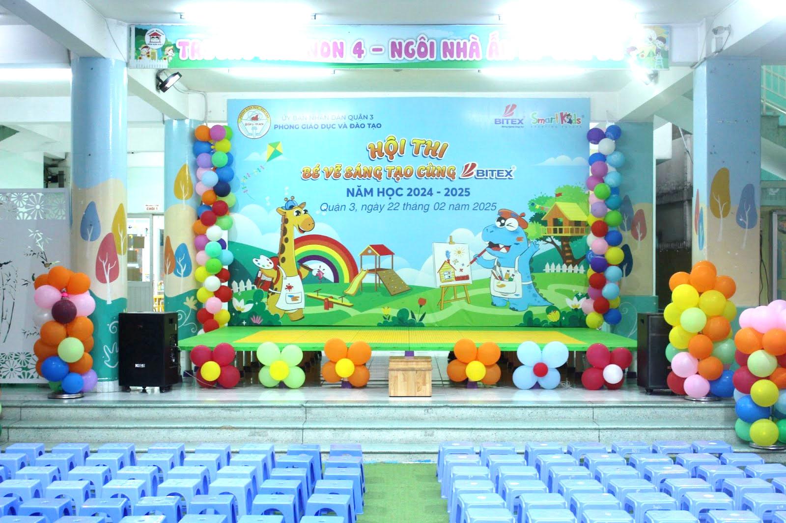 KỲ THI “BÉ VẼ SÁNG TẠO CÙNG BITEX” – SẮC MÀU RỰC RỠ TẠI VÒNG THI CẤP QUẬN 3